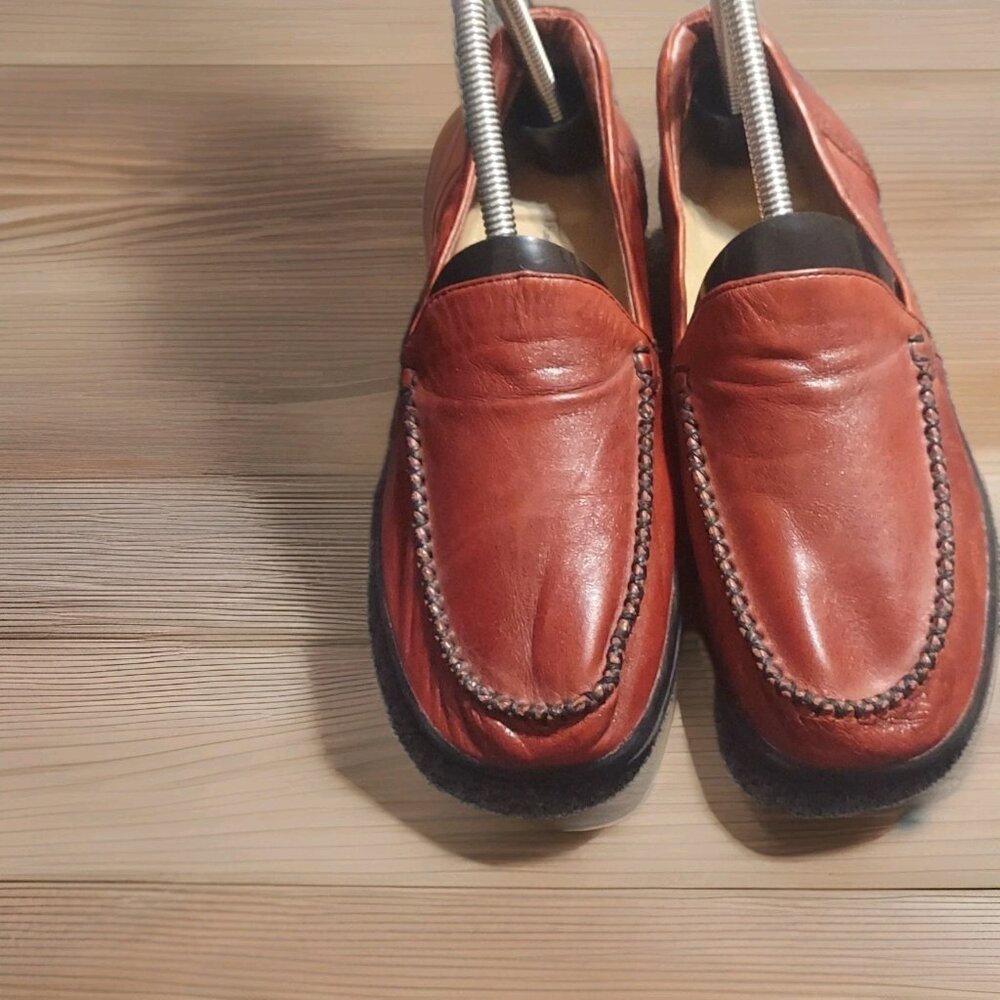 Thom Mcan Shoes Women’s 8.5 Red Leather‎ Plain Pattern Man Made Outsole